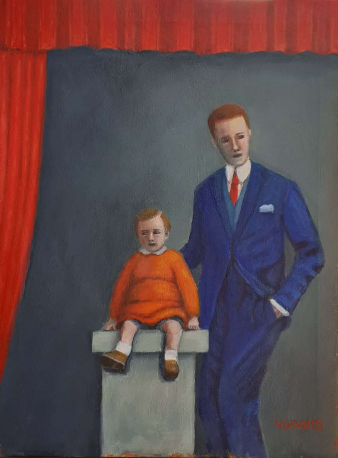 El ventrílocuo I - Obra de Virginia Gaudio